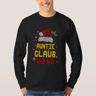 Auntie Claus Shirt Christmas Pajama Family