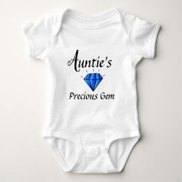 Auntie edele Gem Niece Nephew Newborn Cute Romper