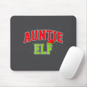 Auntie Elf Christmas Family Matching Group Xmas Si Muismat (Met muis)