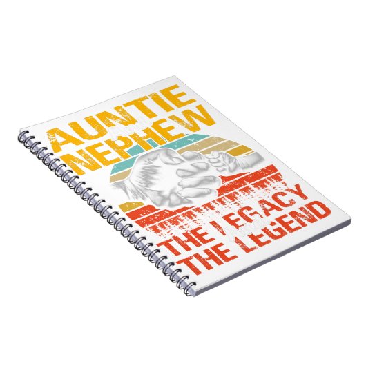 Auntie en Nephew hebben de legende en de erfenis Notitieboek (Rechterzijde)
