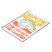 Auntie en Nephew hebben de legende en de erfenis Notitieboek (Linkerzijde)