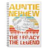 Auntie en Nephew hebben de legende en de erfenis Notitieboek (Voorkant)