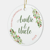 Auntie en oom first-keramische keramiek keramisch ornament (Links)