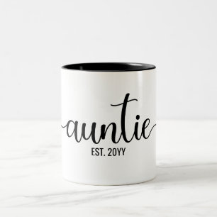 Auntie est   Vastgesteld bedrag   Tegoeden bij ges Tweekleurige Koffiemok