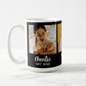 Auntie Established Script Black 3 Photo Coffee Koffiemok (Links)