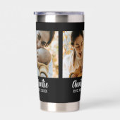 Auntie Established Script Black 3 Photo Geïsoleerde Drinkbeker (Rechts)