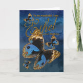 Auntie Ethel Birthday Card With Butterflies Kaart (Voorkant)