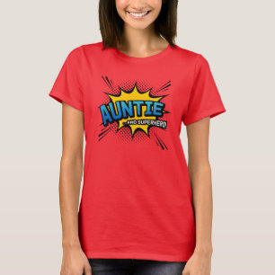 Auntie Gift - tante & superheld - stripboek T-shirt