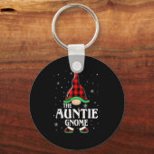Auntie Gnome Buffalo Pset Matching Family Christm Sleutelhanger (Voorkant)