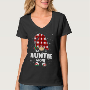Auntie Gnome Buffalo Pset Matching Family Christm T-shirt