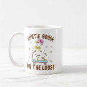 Auntie Goose On The Loose Funny Birthday Matching  Koffiemok (Links)