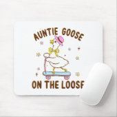 Auntie Goose On The Loose Funny Birthday Matching Muismat (Met muis)