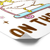 Auntie Goose On The Loose Funny Birthday Matching  Poster (Hoek)