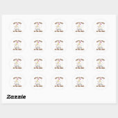 Auntie Goose On The Loose Funny Birthday Matching  Ronde Sticker (Vel)