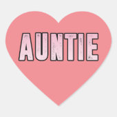 Auntie Hart Sticker (Voorkant)