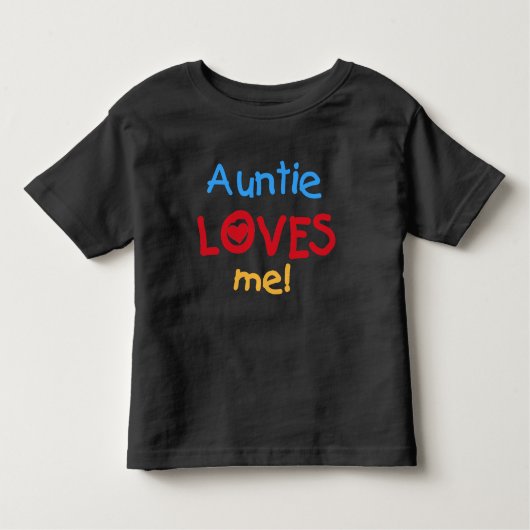 Auntie houdt van me kinder shirts (Voorkant)