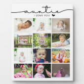 Auntie Ik hou van je foto Collage Fotoplaat (Voorkant)