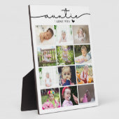 Auntie Ik hou van je foto Collage Fotoplaat (Zijkant)