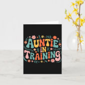 Auntie In Training Aun For Hostal Labor Nephew Kaart (Gele Bloem)