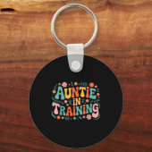 Auntie In Training Aunt Shirt For Hostal Labor Nep Sleutelhanger (Voorkant)