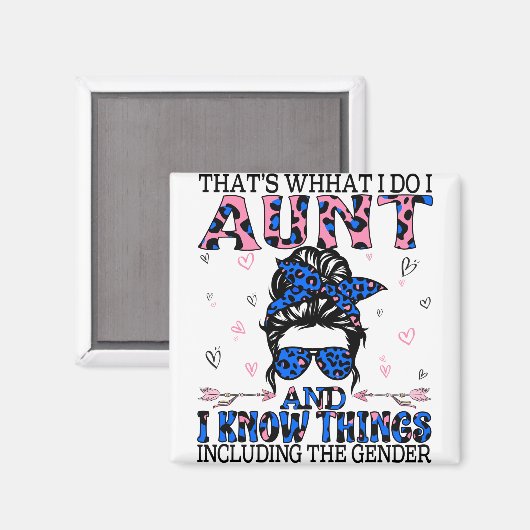 Auntie Keeper van de Genderpartij Magneet (Voorkant / Achterkant)