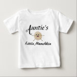 Auntie Little Munchkin Niece Nephew Cute Toddler<br><div class="desc">Gefeliciteerd met je tante te worden! Noem je je nichtje of neef je stekeltje? Het is een term die door veel Aunts wordt gebruikt als ons kleine ding tussen ons. Druk je nieuwe nichtje of neef omhoog in tante baby kleren om te shows hoeveel je van deze kleine houdt! Bekijk...</div>