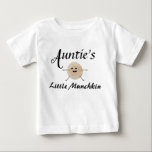 Auntie Little Munchkin Niece Nephew Cute Toddler<br><div class="desc">Gefeliciteerd met je tante te worden! Noem je je nichtje of neef je stekeltje? Het is een term die door veel Aunts wordt gebruikt als ons kleine ding tussen ons. Druk je nieuwe nichtje of neef omhoog in tante baby kleren om te shows hoeveel je van deze kleine houdt! Bekijk...</div>