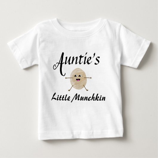 Auntie Little Munchkin Niece Nephew Cute Toddler (Voorkant)