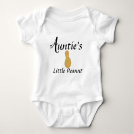 Auntie Little Peanut Niece Nephew Cute Newborn Romper