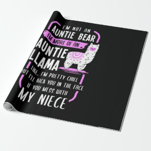 Auntie Llama Cadeaupapier