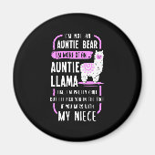 Auntie Llama Magneet (Voorkant)