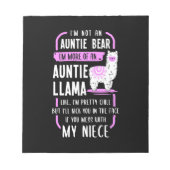 Auntie Llama Notitieblok (Voorkant)