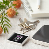 Auntie Llama Sleutelhanger (Zijkant)