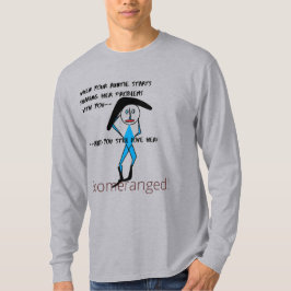 Auntie Love — Long Slaping T-Shirt Boomeranged
