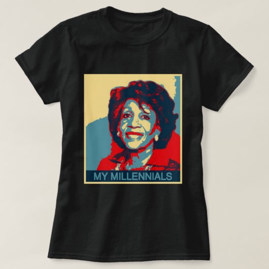 Auntie Maxine "My Millennials" anti-Trump T-shirt (Design voorkant)
