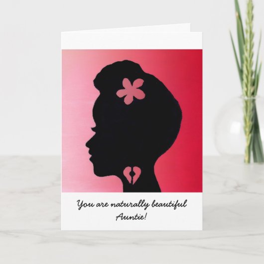 Auntie Moederdag Kaart door Alicia L. McDaniel (Voorkant)