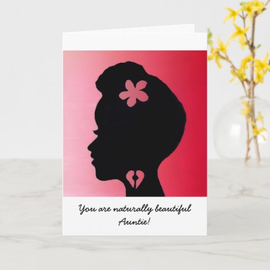 Auntie Moederdag Kaart door Alicia L. McDaniel (Gele Bloem)