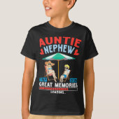 Auntie Nephew Trip 2026 Great Memories Loading Fam T-shirt (Voorkant)