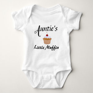 Auntie Newborn Little Muffin Niece Nephew Cute Romper