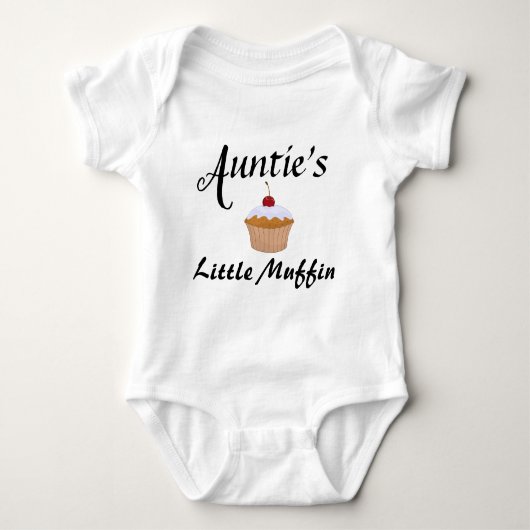 Auntie Newborn Little Muffin Niece Nephew Cute Romper (Voorkant)