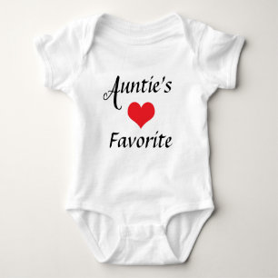 Auntie Niece Nephew Favorite Nickname Newborn Cute Romper