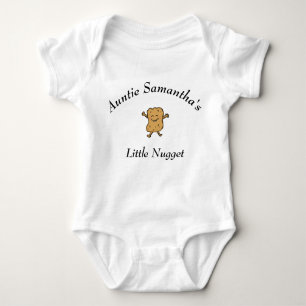 Auntie Niece Nephew Nugget Nickname Newborn Cute Romper