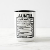 Auntie Nutritional Facts Mok (Midden)
