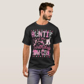 Auntie Of The Birthday Cowgirl Nk Rodeo Western Di T-shirt (Voorkant volledig)