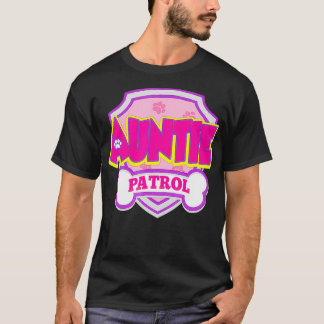 Auntie Patrol Dog Funny Gift Birthday T-shirt