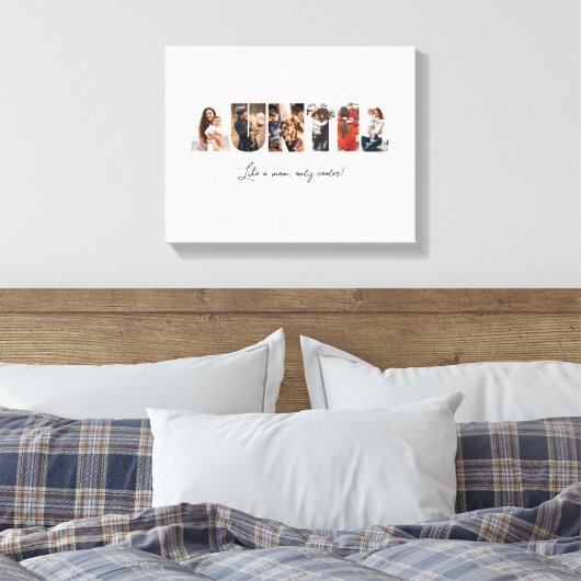 Auntie Photo Collage Canvas (Insitu (Slaapkamer))