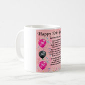 Auntie Poem 30th Birthday Koffiemok (Voorkant links)