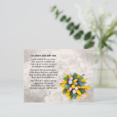 Auntie Poem - Flowers Design Briefkaart (Staand voorkant)