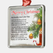 Auntie Poem - kerstontwerp Metalen Ornament (Links)