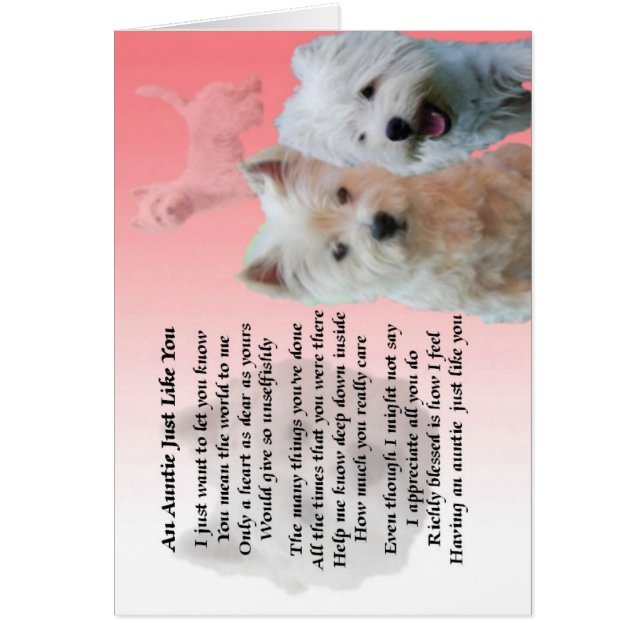 Auntie Poem - Westie (Voorkant)